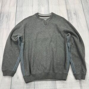 Tommy Bahama Vneck Sweater Sweatshirt Pullover S Gray‎ Blue Golf Mens